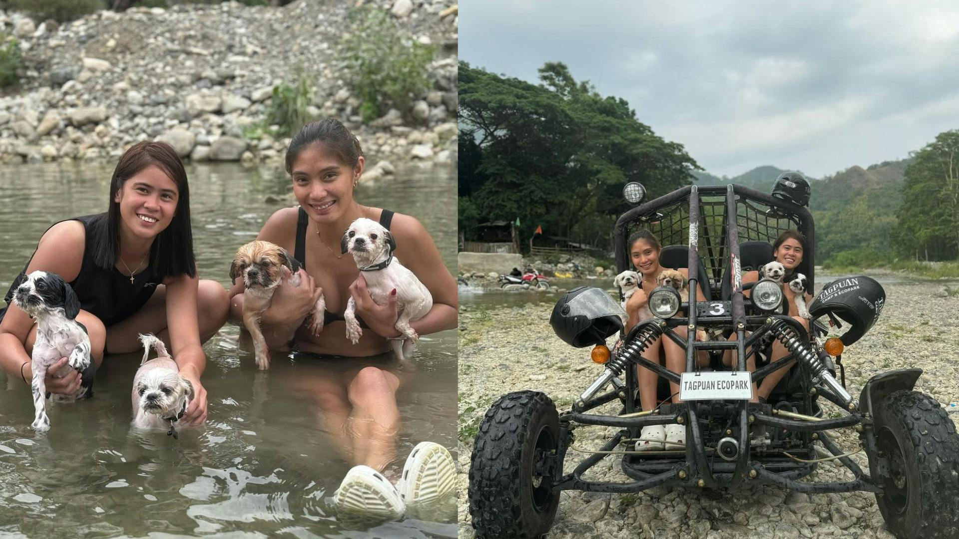 Ace of Adventures: Choco Mucho’s Deanna Wong and Nxled’s Ivy Lacsina went on a nature escapade
